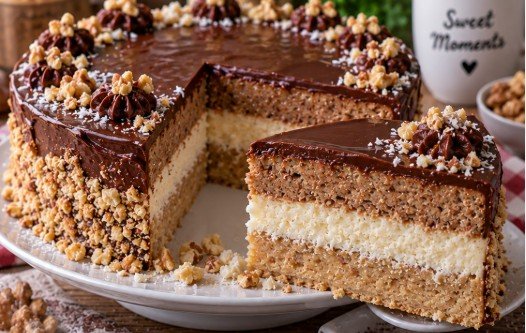 Pešak Torta Tri Fila Bez Pečenja: Brzi Recept za Kremastu Puding Tortu