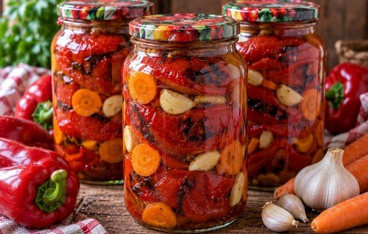 Peckana paprika u specijalnoj marinadi: Recept za zimnicu