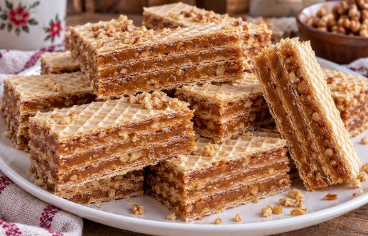 Oblande sa domaćim karamel filom: Tradicionalni starinski desert