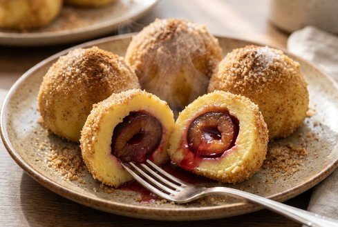 Mekane Domaće Knedle sa Šljivama: Tradicionalni Bakin Recept