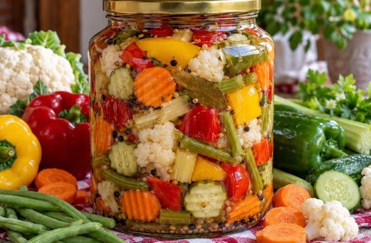 Italijanska šarena salata od 6 vrsta povrća – Osvežavajuća zimnica