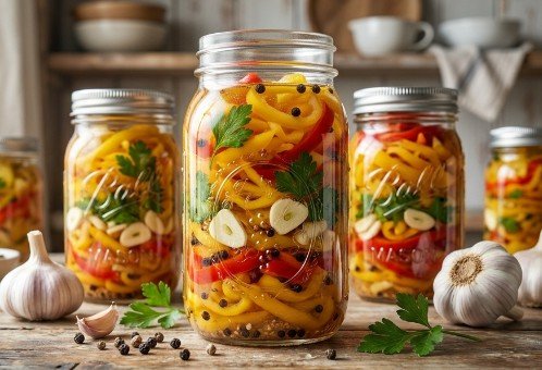 Tradicionalna Paprika Somborka u Marinadi – Pikantna i Hrskava Zimska Salata