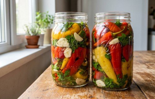 Bakine Peckane Paprike za Zimu: Starinski Recept sa Belim Lukom