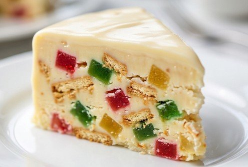 Tradicionalna Bela Kasato Torta Bez Pečenja – Raskošan Beli Mozaik sa Kokosom