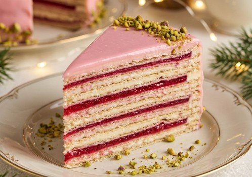 Najbolji Recept za Rozen Tortu sa Malinama (Bela Vanila i Voćni Žele Slojevi)