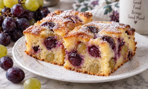 Sočni Domaći Kolač sa Grožđem: Brzi Starinski Recept sa Jogurtom