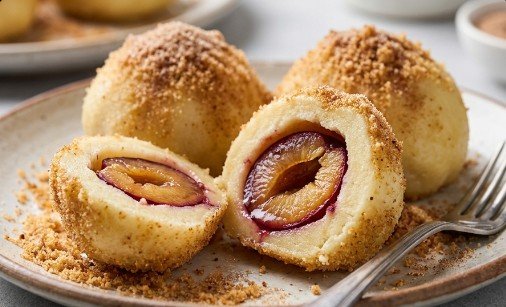 Tradicionalne Domaće Knedle sa Šljivama – Starinski Recept za Savršeno Meko Testo od Krompira