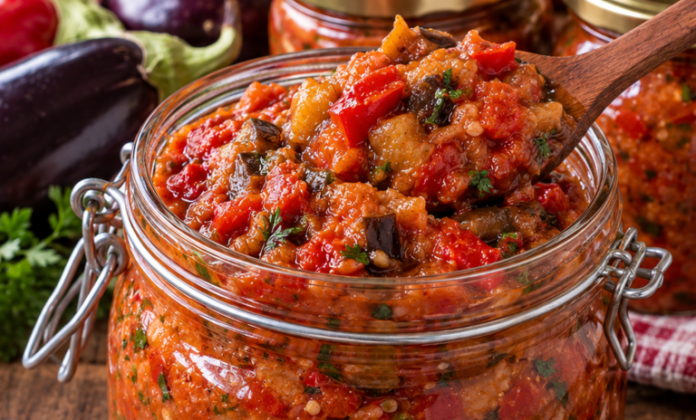 Pinđur od paprika i patlidžana – Tradicionalna domaća zimnica u komadićima